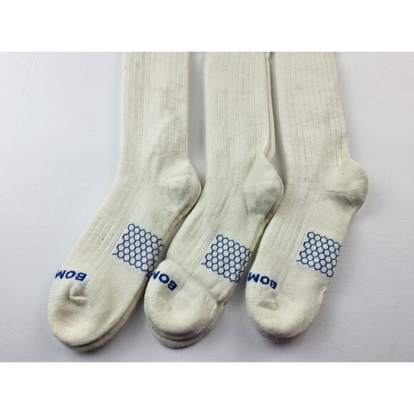 Bombas Ribbed Winter Calf Socks Lot Of 3 Pairs Size M - Picture 3 of 7